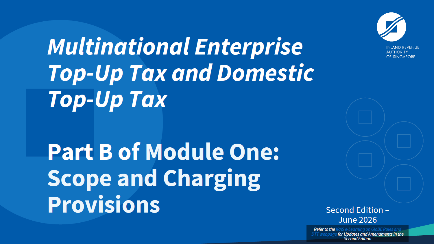 Module One - Scope and Charging Provisions (Part B)