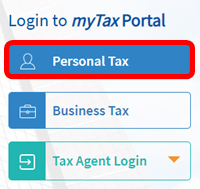 myTax Portal Personal Tax