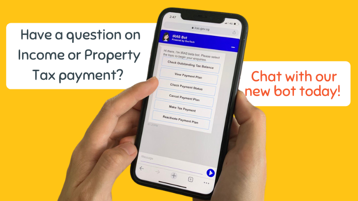 Chat with our new bot today