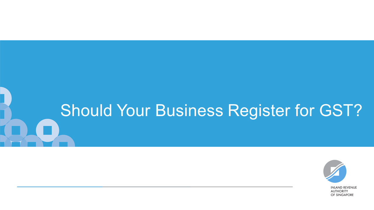 Should your business register for GST image