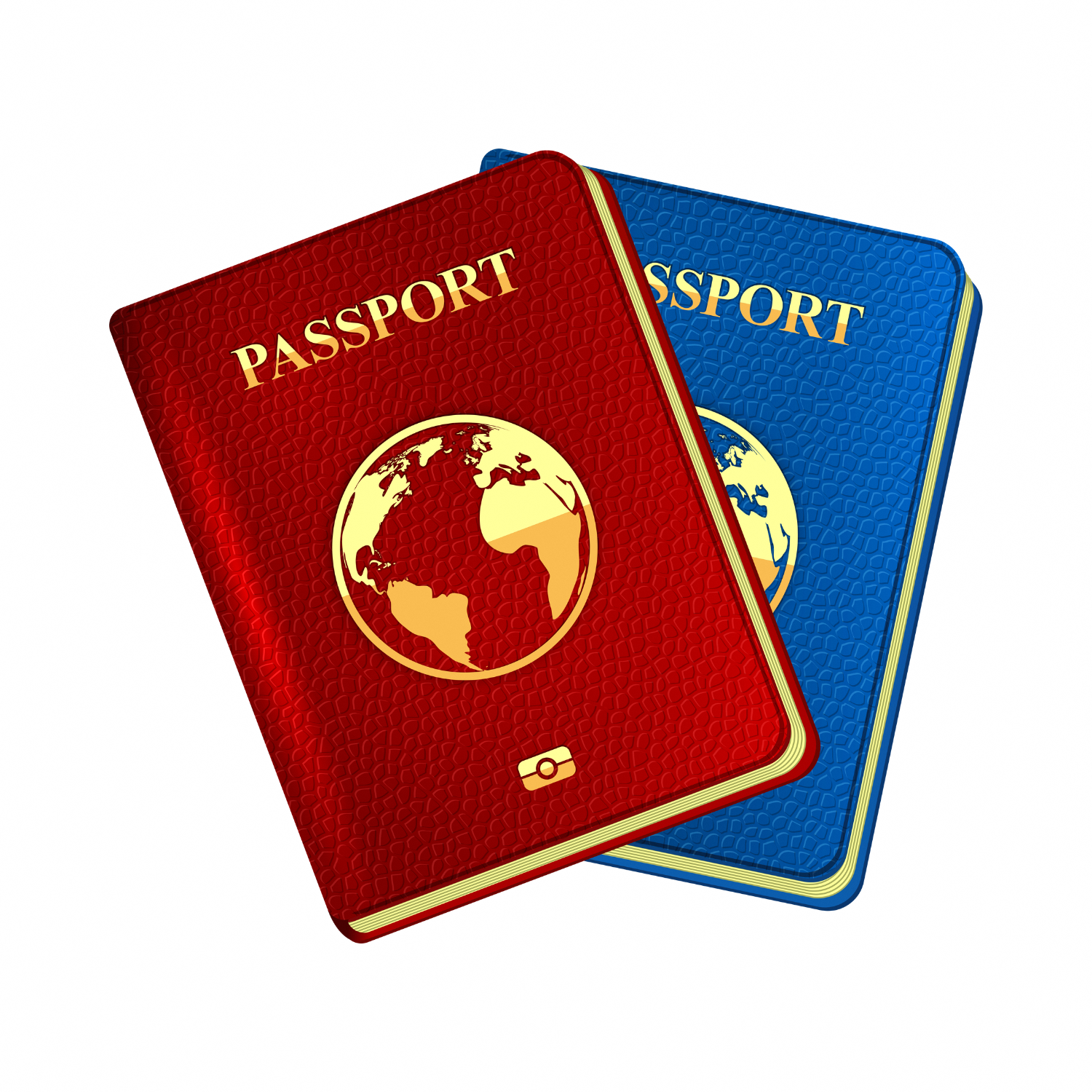 Illustration of passports
