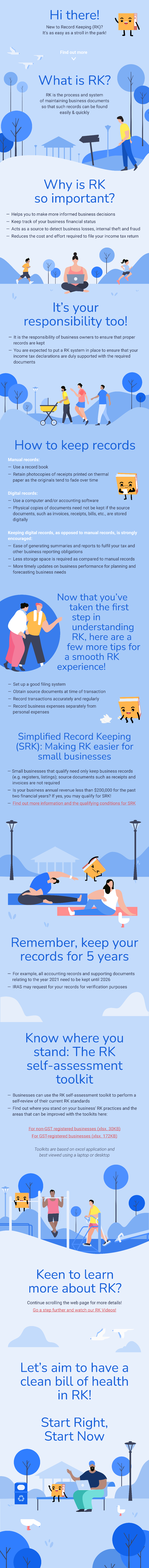 Record Keeping Infographic Record Keeping Infographic