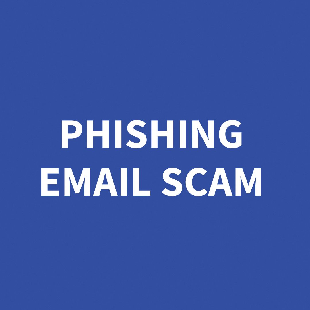 Phishing email scam