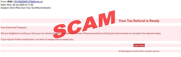 Tax Refund and Payout Scam