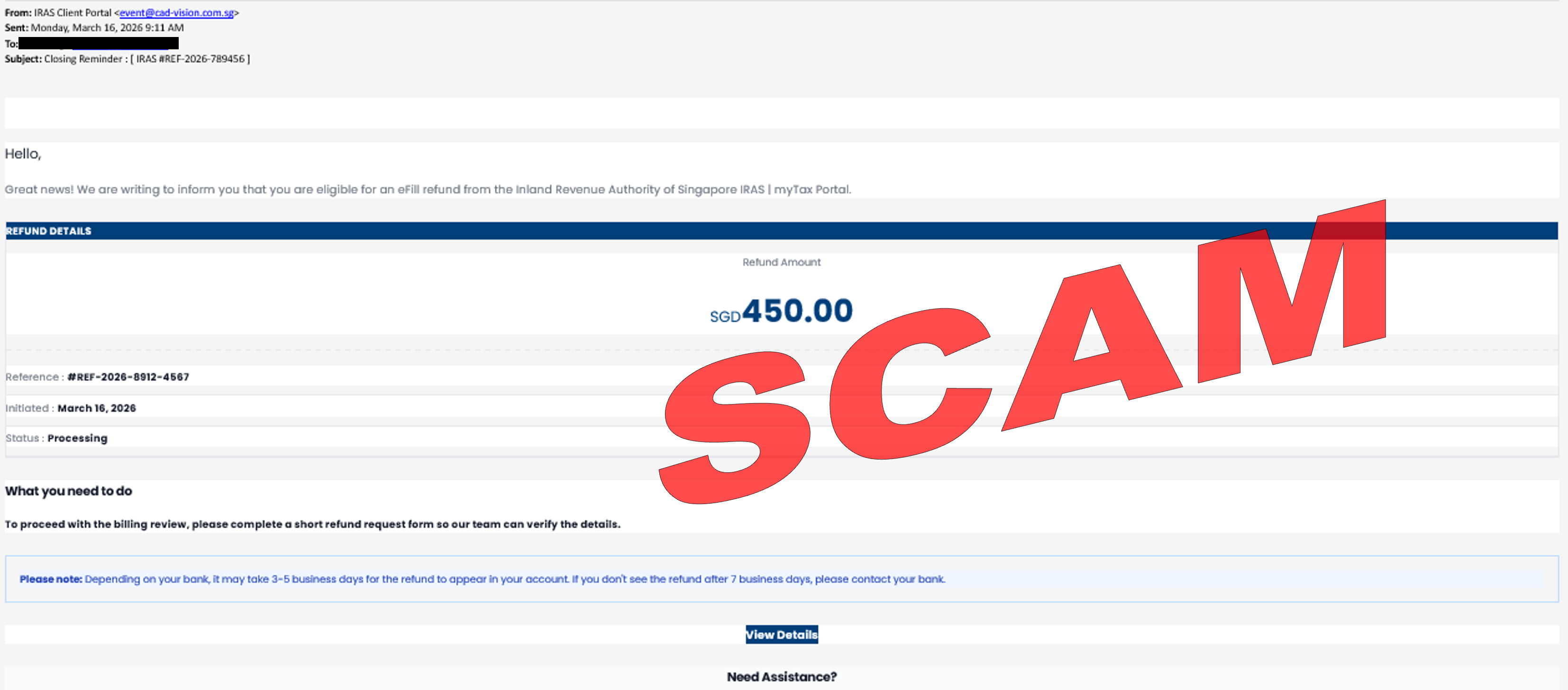 Tax Refund scam_17Mar