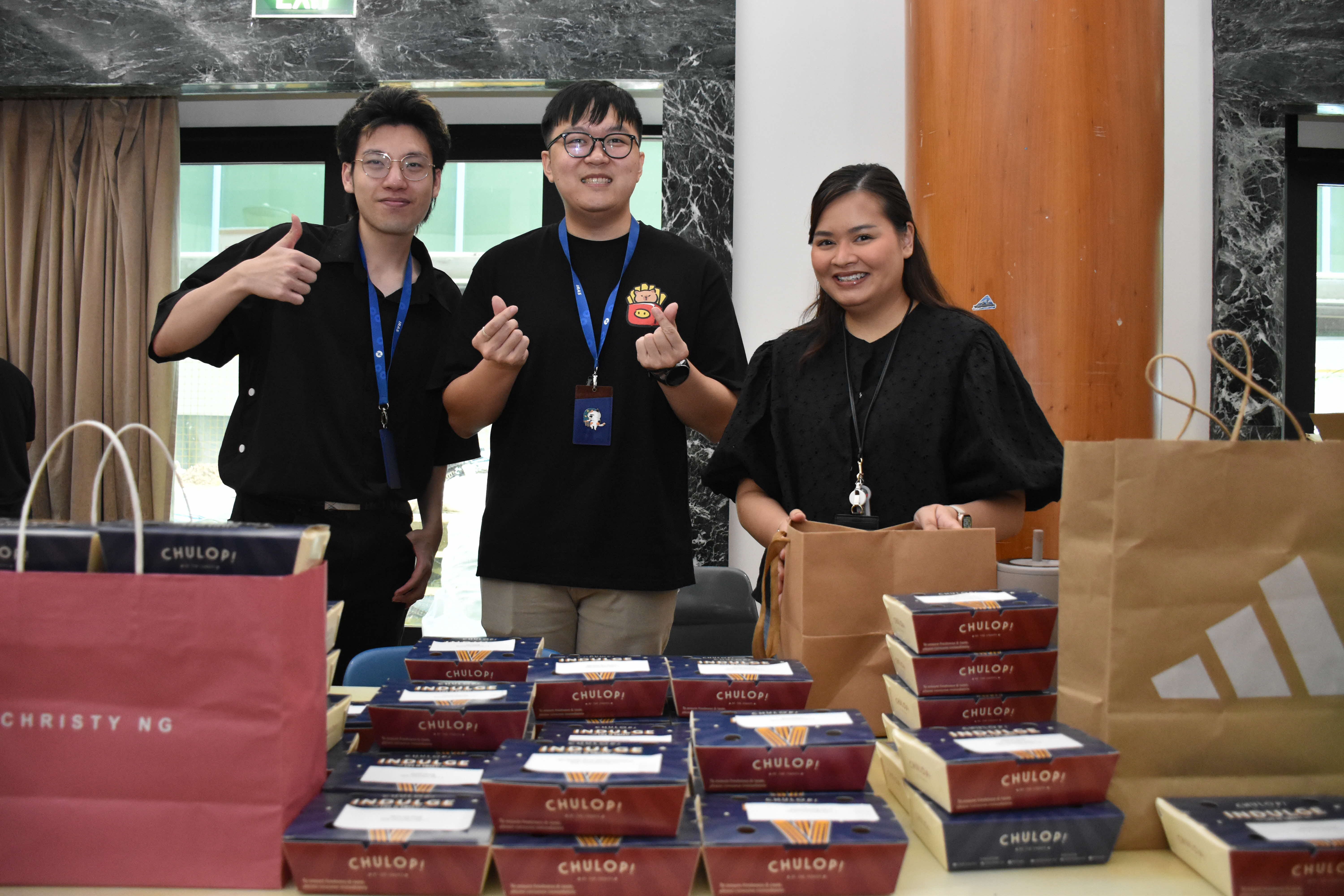 IRAS staff raising funds at the annual President’s Challenge Fundraiser, as part of our commitment to giving back to society.