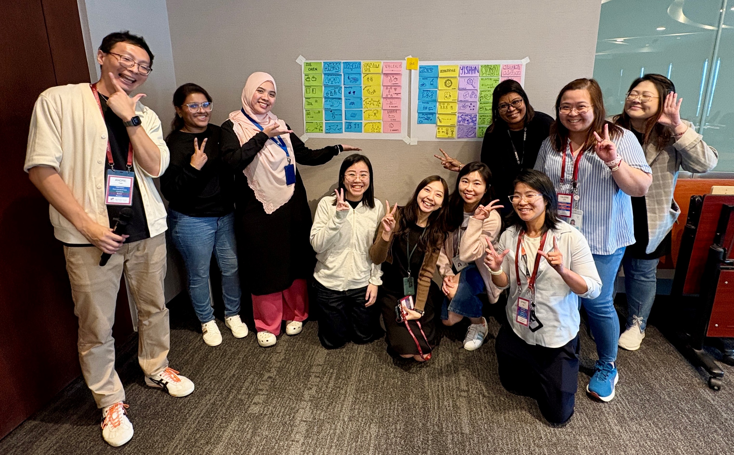 IRAS staff attending a course to learn about our strengths and how to better collaborate in a team.