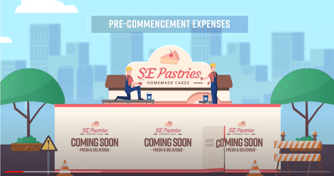 e-Learning video on Tax Deductibility of Pre-commencement Expenses