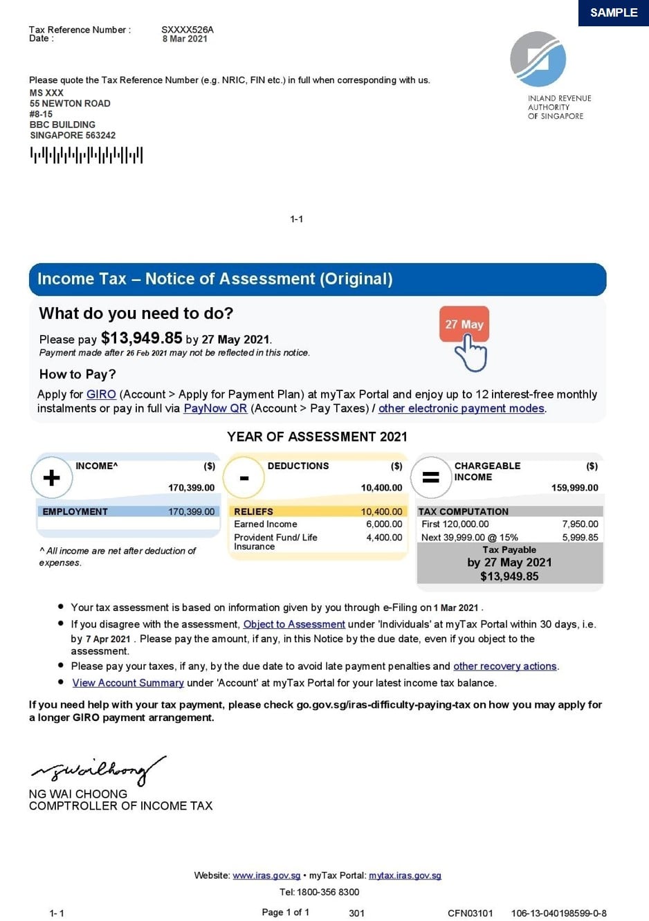 Annex A_Redesigned Individual Income Tax NOA