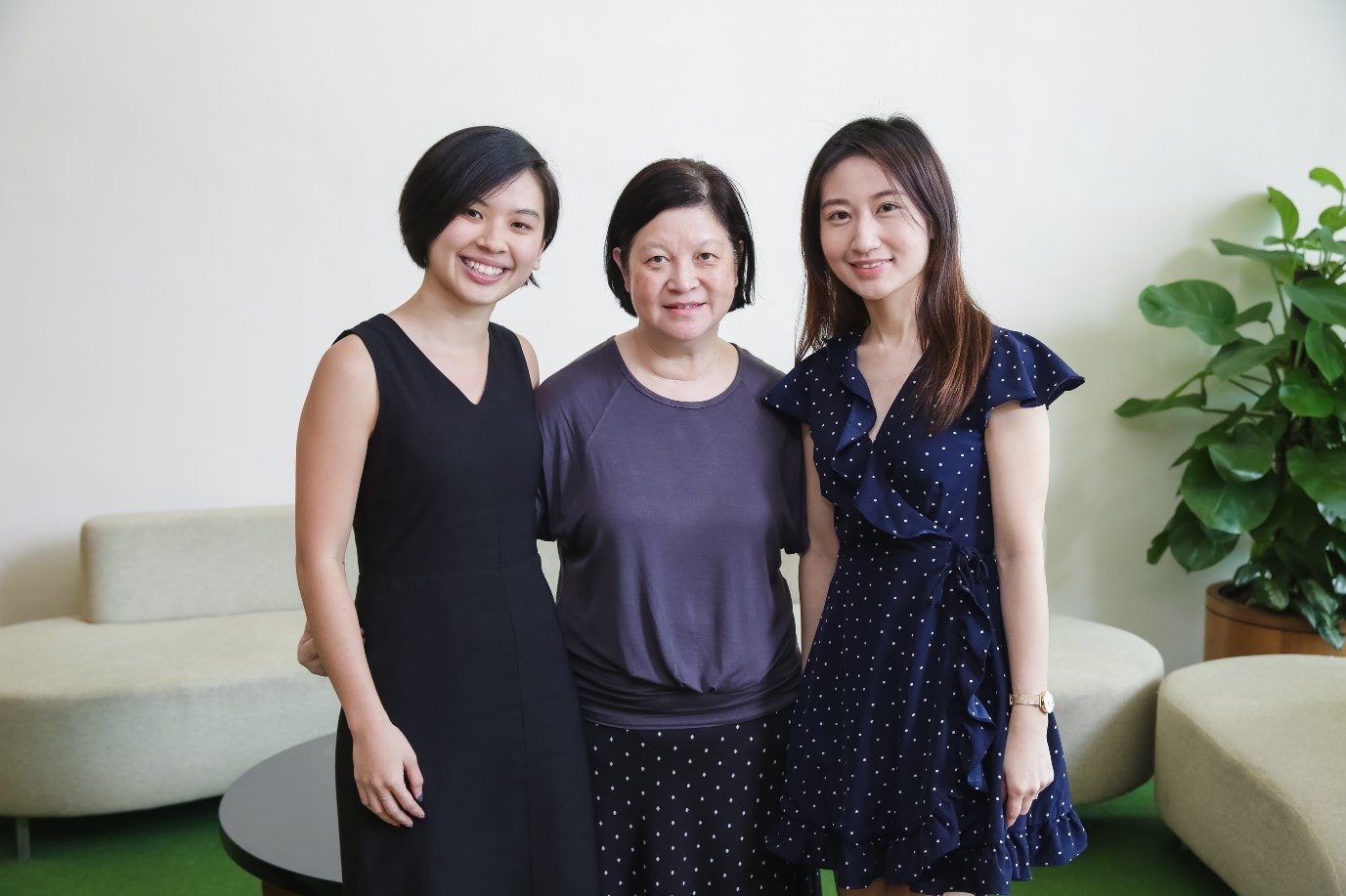 Category 2 Winners for 2019 
First row from left to right: Seah Huaikuan, Margaret Soh Lai Mooi (Special Award), Low Wan Qing  
