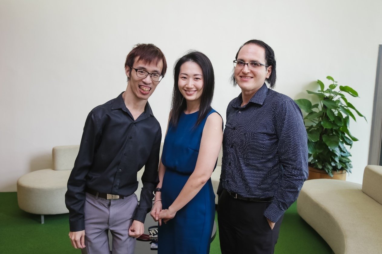 From left to right: Ong Ting Jun, Sharon Siying Chen, Isaac Hannan  