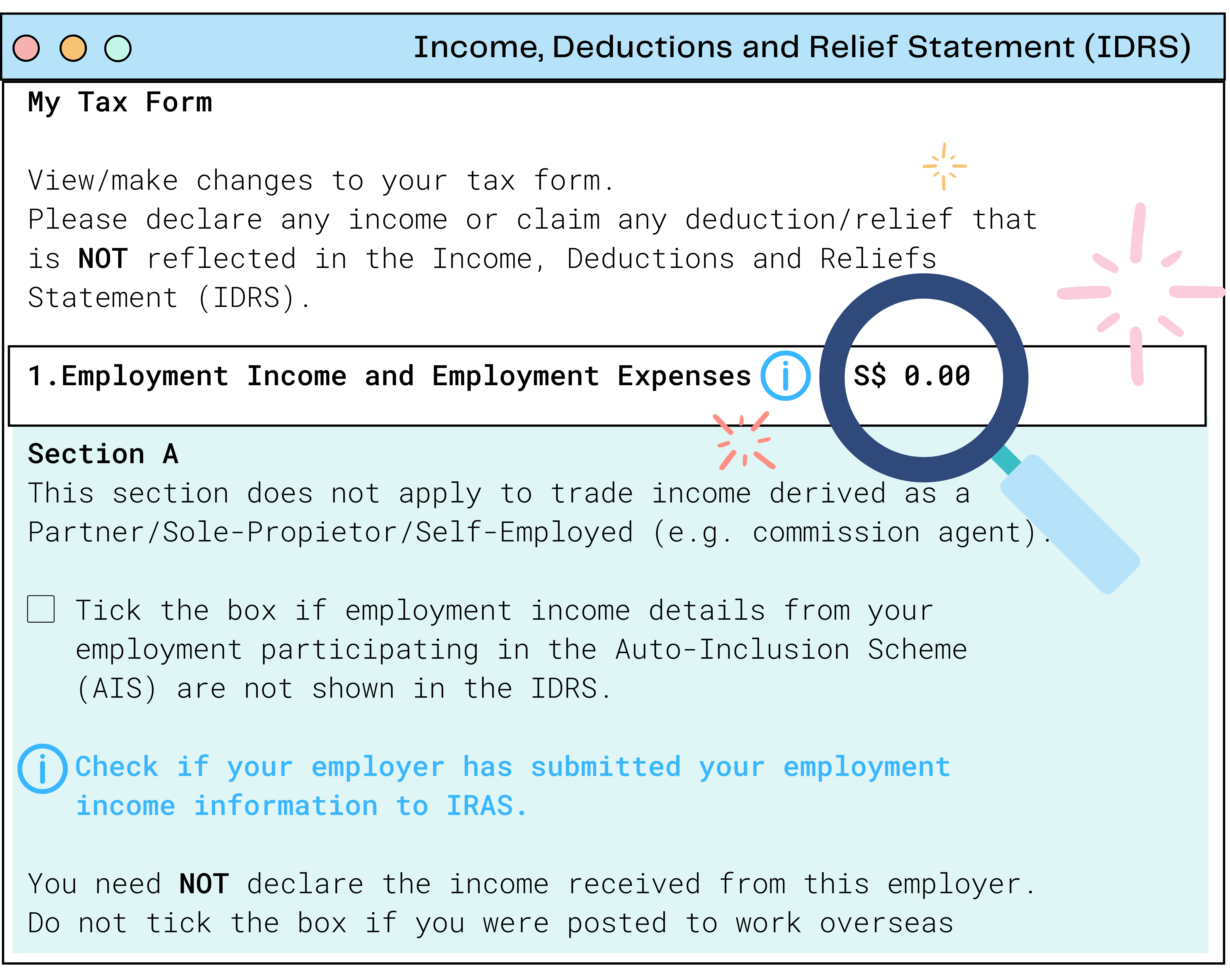 Employee Tax Return