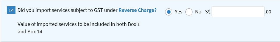 Reverse Charge