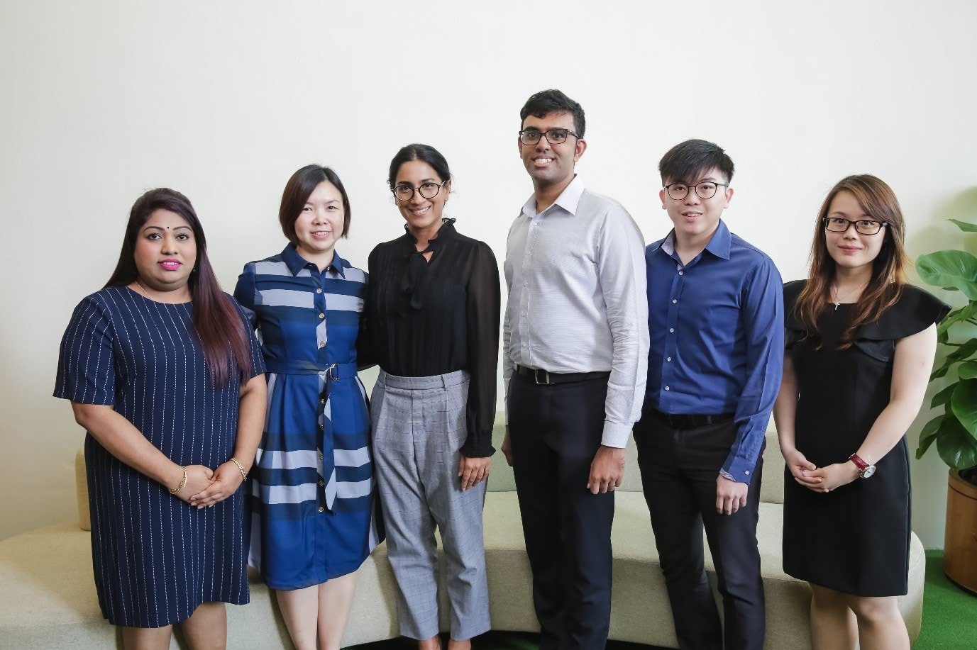 Category 1 Winners for 2019 
First row from left to right: Inthumathi d/o Manivasan (Special Award), Valerie Lee Siaw Ping (Special Award), Khala Dhatchaini Segaran, Dinesh Samuel Mathew, Wade Shon Fan, Stephanie Poh Ping Hui 